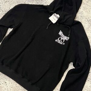 Moschino - DOUBLE QUESTION MARK HOODED SWEATSHIRT